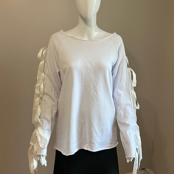 TOV Los Angeles new with tag white sweatshirt size 42 - Picture 3 of 7